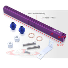 Load image into Gallery viewer, Mitsibishi Evo 4-9 / Eclipse 1995-1999 4G63 Turbo Fuel Injector Rail Purple