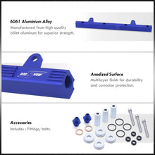 Load image into Gallery viewer, Nissan 240SX S14 1995-1998 SR20DET Fuel Injector Rail Blue