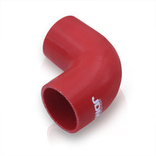 Load image into Gallery viewer, 2&quot; 90 Degree Silicone Coupler Red
