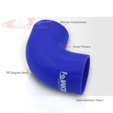 Load image into Gallery viewer, 2.75" 90 Degree Silicone Coupler Blue