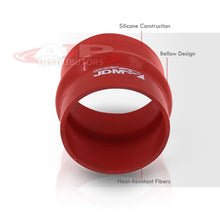 Load image into Gallery viewer, 2.75" Straight Bellow Silicone Coupler Red