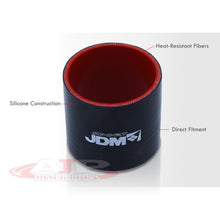 Load image into Gallery viewer, 3" Straight Silicone Coupler Black