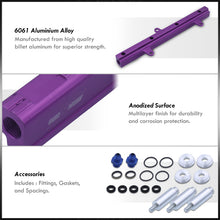 Load image into Gallery viewer, Nissan 240SX S13 1989-1994 SR20DET Fuel Injector Rail Purple