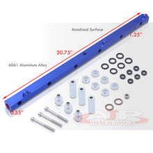 Load image into Gallery viewer, Toyota Supra 1JZGTE Fuel Injector Rail Blue