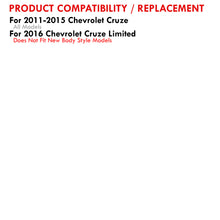 Load image into Gallery viewer, Chevrolet Cruze 2011-2015 Factory Style Headlights Black Housing Clear Len Amber Reflector