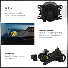 Load image into Gallery viewer, Honda Pilot 2012-2015 Front Fog Lights Yellow Len (Includes Switch & Wiring Harness)