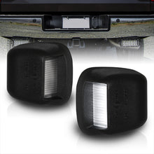 Load image into Gallery viewer, Nissan Titan 2007-2015 / Armada 2008-2015 / Frontier 2007-2021 / Xterra 2007-2015 / Suzuki Equator 2009-2012 White SMD LED License Plate Lights Clear Len