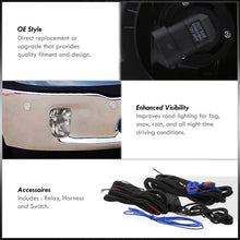 Load image into Gallery viewer, Dodge RAM 1500 2013-2018 Front Fog Lights Clear Len (Includes Switch & Wiring Harness)
