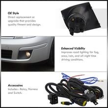 Load image into Gallery viewer, Nissan Versa 2007-2011 Front Fog Lights Clear Len (Includes Switch & Wiring Harness)