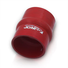 Load image into Gallery viewer, 2.5" Straight Bellow Silicone Coupler Red