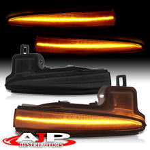 Load image into Gallery viewer, Toyota Tacoma 2016-2021 / Highlander 2020-2021 / RAV4 2019-2021 Front Amber Sequential LED Side Mirror Signal Marker Lights Smoked Len
