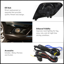 Load image into Gallery viewer, Nissan Rogue 2014-2016 Front Fog Lights Clear Len (Includes Switch & Wiring Harness)
