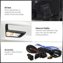 Load image into Gallery viewer, Nissan Rogue (Not Compatible for Sport Models) 2017-2020 Front Fog Lights Clear Len (Includes Switch & Wiring Harness)