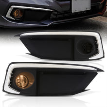 Load image into Gallery viewer, Honda Civic (Not Compatible for SI & Type-R Models) 2019-2020 Front Fog Lights Smoked Len (Includes Switch & Wiring Harness)