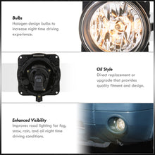 Load image into Gallery viewer, Ford Escape 2005-2007 / Mustang Cobra 2003-2004 / Focus SVT 2002-2004 Front Fog Lights Clear Len (No Switch & Wiring Harness)