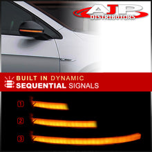 Load image into Gallery viewer, Volkswagen Golf MK7 2015-2019 Front Amber Sequential LED Side Mirror Signal Marker Lights Smoked Len