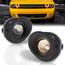 Load image into Gallery viewer, Dodge Challenger 2015-2021 Front Fog Lights Clear Len (Includes Switch & Wiring Harness)