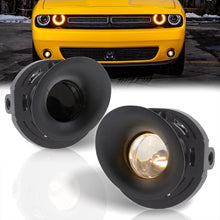 Load image into Gallery viewer, Dodge Challenger 2015-2021 Front Fog Lights Smoked Len (Includes Switch & Wiring Harness)