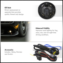 Load image into Gallery viewer, Dodge Challenger 2015-2021 Front Fog Lights Smoked Len (Includes Switch & Wiring Harness)