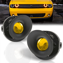 Load image into Gallery viewer, Dodge Challenger 2015-2021 Front Fog Lights Yellow Len (Includes Switch & Wiring Harness)