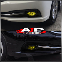 Load image into Gallery viewer, Honda Civic Sedan (Not Compatible for Coupe, Hybrid, & SI Models) 2013-2015 Front Fog Lights Yellow Len (Includes Switch & Wiring Harness)