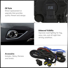 Load image into Gallery viewer, Nissan Pathfinder 2013-2016 Front Fog Lights Clear Len (Includes Switch & Wiring Harness)
