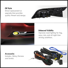 Load image into Gallery viewer, Honda Odyssey 2014-2017 Front Fog Lights Yellow Len (Includes Switch & Wiring Harness)