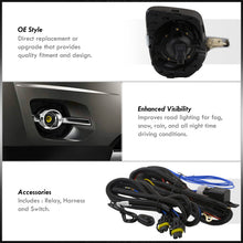 Load image into Gallery viewer, Chevrolet Equinox (Old Body Side 2016) 2010-2016 Front Fog Lights Yellow Len (Includes Switch & Wiring Harness)