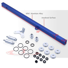 Load image into Gallery viewer, Toyota 2JZ Fuel Injector Rail Blue