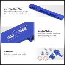 Load image into Gallery viewer, Acura Honda K-Series K20 K24 Fuel Injector Rail Blue