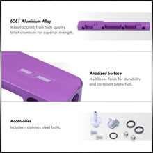 Load image into Gallery viewer, Acura Honda K-Series K20 K24 Fuel Injector Rail Purple