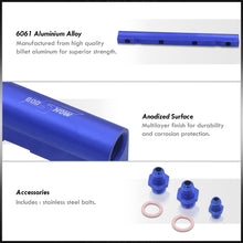 Load image into Gallery viewer, Audi / Volkswagen 1.8L Turbocharged 20V Fuel Injector Rail Blue