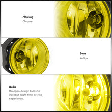 Load image into Gallery viewer, Dodge Charger 2006-2009 / Challenger 2008-2010 Front Fog Lights Yellow Len (Includes Switch &amp; Wiring Harness)
