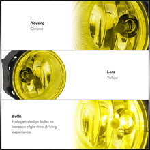 Load image into Gallery viewer, Dodge Charger 2006-2009 / Challenger 2008-2010 Front Fog Lights Yellow Len (Includes Switch & Wiring Harness)