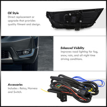 Load image into Gallery viewer, Honda CR-V 2017-2019 Front Fog Lights Clear Len (Includes Switch & Wiring Harness)