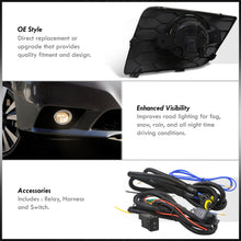 Load image into Gallery viewer, Nissan Sentra 2016-2019 Front Fog Lights Clear Len (Includes Switch & Wiring Harness)