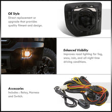 Load image into Gallery viewer, GMC Sierra 2500HD 3500HD 2015-2019 Front Fog Lights Clear Len (Includes Switch & Wiring Harness)