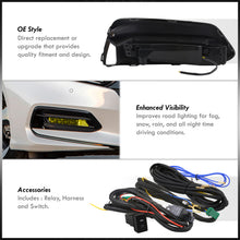 Load image into Gallery viewer, Honda Accord 2018-2020 Front LED Fog Lights With Turn Signal Function Yellow Len (Includes Switch & Wiring Harness)