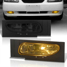 Load image into Gallery viewer, Ford Mustang V6 (Not Compatible for Cobra Models) 1994-1998 Front Fog Lights Smoked Len (Includes Switch & Wiring Harness)