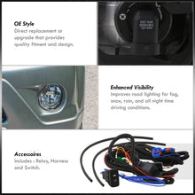 Load image into Gallery viewer, Honda CR-V 2005-2006 Front Fog Lights Clear Len (Includes Switch & Wiring Harness)
