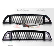 Load image into Gallery viewer, For 2013-2014 Ford Mustang S197-II Facelifted (Will Not Fit Shelby Models) Front Upper Honeycomb Mesh Grille with Sequential LED DRL Accent Vent Lights