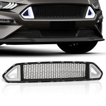 Load image into Gallery viewer, For 2018-2020 Ford Mustang S550 Front Upper Honeycomb Mesh Grille with LED DRL Accent Vent Lights