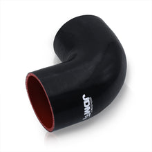 Load image into Gallery viewer, 3.75" 90 Degree Silicone Coupler Black
