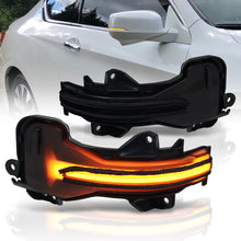 Load image into Gallery viewer, Honda Accord 2013-2017 / CR-V 2012-2018 / HR-V 2015-2019 / Fit 2014-2017 / Odyssey 2015-2017 Front Amber Sequential LED Side Mirror Signal Marker Lights Smoked Len