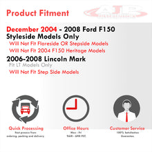 Load image into Gallery viewer, Ford F150 (Styleside Models Only) 2004-2008 / Lincoln Mark (LT Models Only) 2006-2008 Tailgate Molding Cap Textured Black