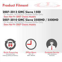 Load image into Gallery viewer, GMC Sierra 2007-2013 Hood Molding Trim Protector Cover Textured Black