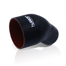 Load image into Gallery viewer, 2.25" to 2.5" 45 Degree Reducer Silicone Coupler Black