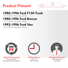 Load image into Gallery viewer, Ford F150 Bronco 1980-1996 4-Piece Wheel Hub Center Caps Chrome With Black Center