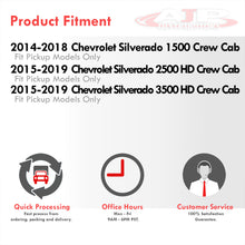 Load image into Gallery viewer, Chevrolet Silverado &amp; GMC Sierra 1500 (Crew Cab) 2014-2018 / Chevrolet Silverado &amp; GMC Sierra 2500HD 3500HD (Crew Cab) 2015-2019 Rear Under Seat Storage Box Organizer
