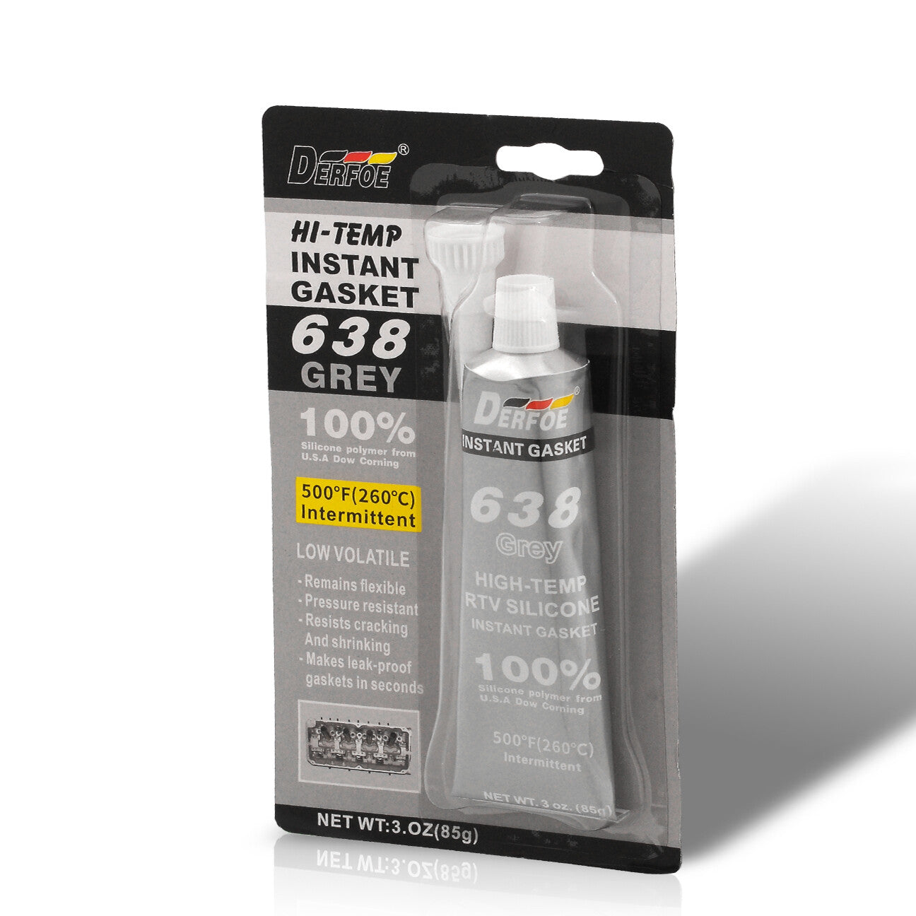Silicone Polymer High-Temp Instant Gasket Grey – AJP Distributors